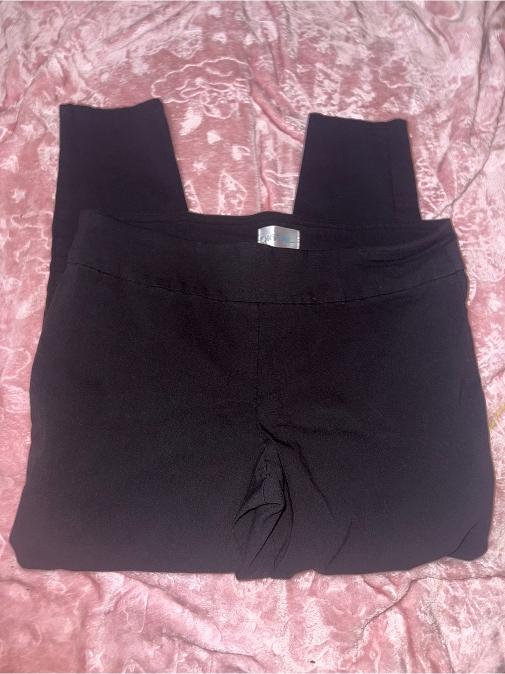 just be Black Skinny dress pants